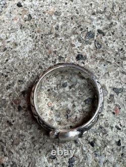 WW2. German silver ring. WW2