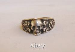 WW2. German silver ring. WW2
