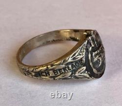 WW2. German silver ring. WW2