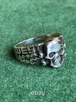 WW2. German silver ring. WW2