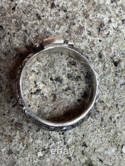 WW2. German silver ring. WW2