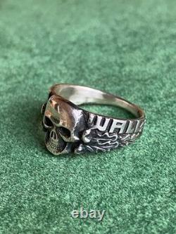 WW2. German silver ring. WW2