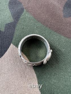 WW2 German silver ring. WW2