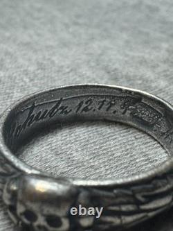 WW2 German silver ring. WW2