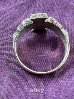 WW2. German silver ring. WW2
