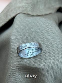 WW2. German silver ring. WW2