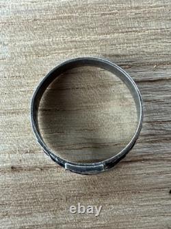 WW2. German silver ring. WW2