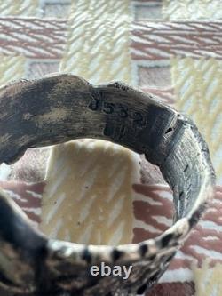 WW2. German silver ring. WW2