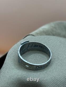 WW2. German silver ring. WW2