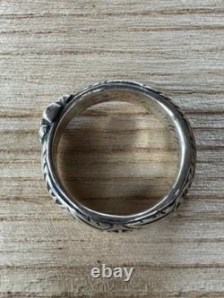 WW2. German silver ring. WW2