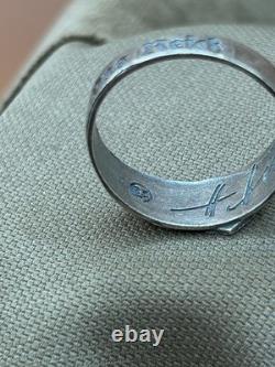 WW2. German silver ring. WW2