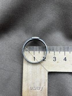 WW2. German silver ring. WW2