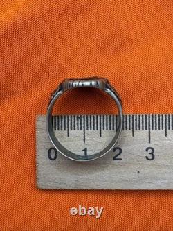 WW2. German silver ring. WWII