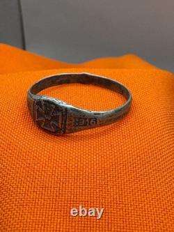 WW2. German silver ring. WWII