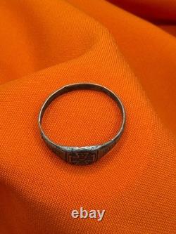 WW2. German silver ring. WWII