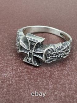WW2. German silver ring. WWII