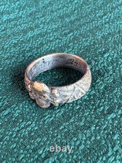 WW2. German silver ring. WWII