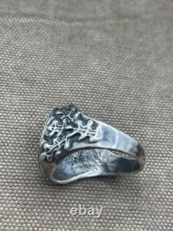 WW2. German silver ring. WWII