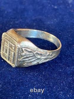 WW2. German silver ring. WWII