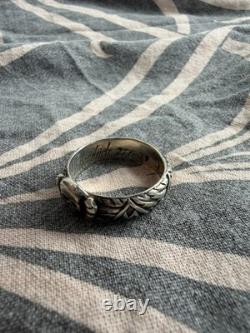 WW2. German silver ring. WWII