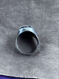 WW2. German silver ring. WWII
