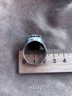 WW2. German silver ring. WWII
