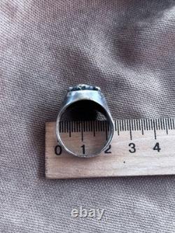 WW2. German silver ring. WWII