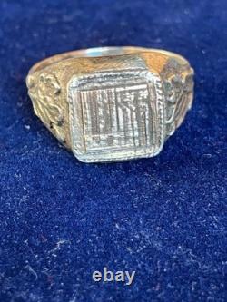 WW2. German silver ring. WWII