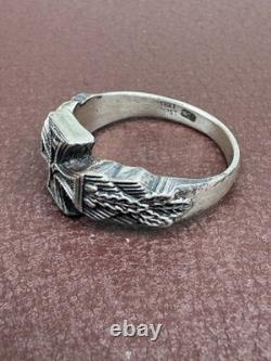 WW2. German silver ring. WWII