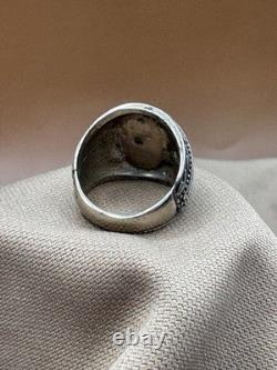 WW2. German silver ring. WWII