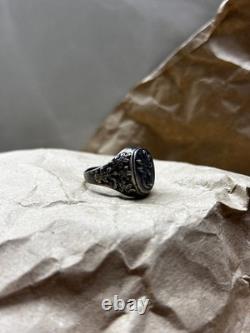 WW2. German silver ring. WWII