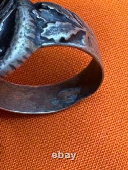 WW2. German silver ring. WWII