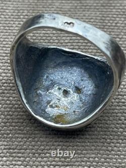 WW2. German silver ring. WWII