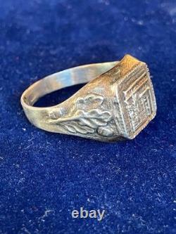WW2. German silver ring. WWII