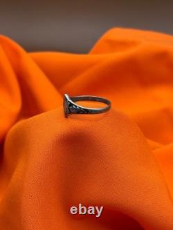 WW2. German silver ring. WWII