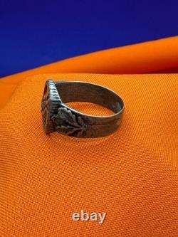 WW2. German silver ring. WWII
