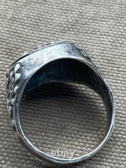 WW2. German silver ring. WWII