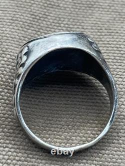 WW2. German silver ring. WWII