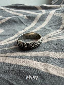 WW2. German silver ring. WWII