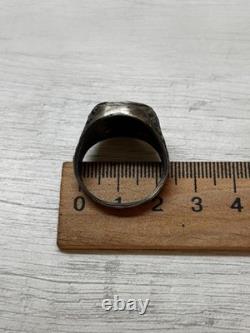 WW2. German silver ring. WWII