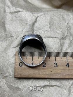 WW2. German silver ring. WWII