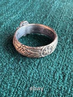 WW2. German silver ring. WWII