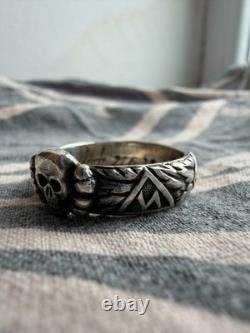 WW2. German silver ring. WWII
