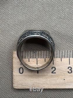 WW2. German silver ring. WWII