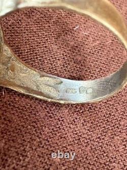 WW2. German silver ring. WWII