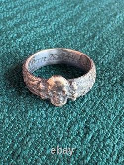 WW2. German silver ring. WWII