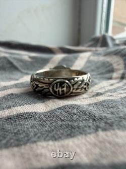 WW2. German silver ring. WWII
