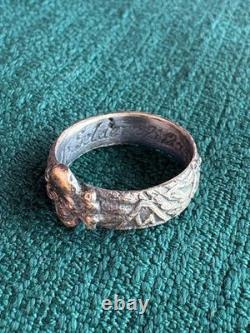 WW2. German silver ring. WWII