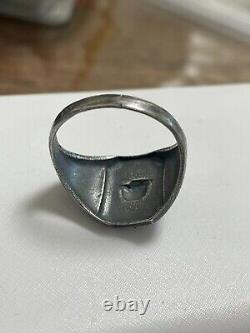 WW2. German silver ring. Wehrmacht. WWII