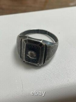 WW2. German silver ring. Wehrmacht. WWII